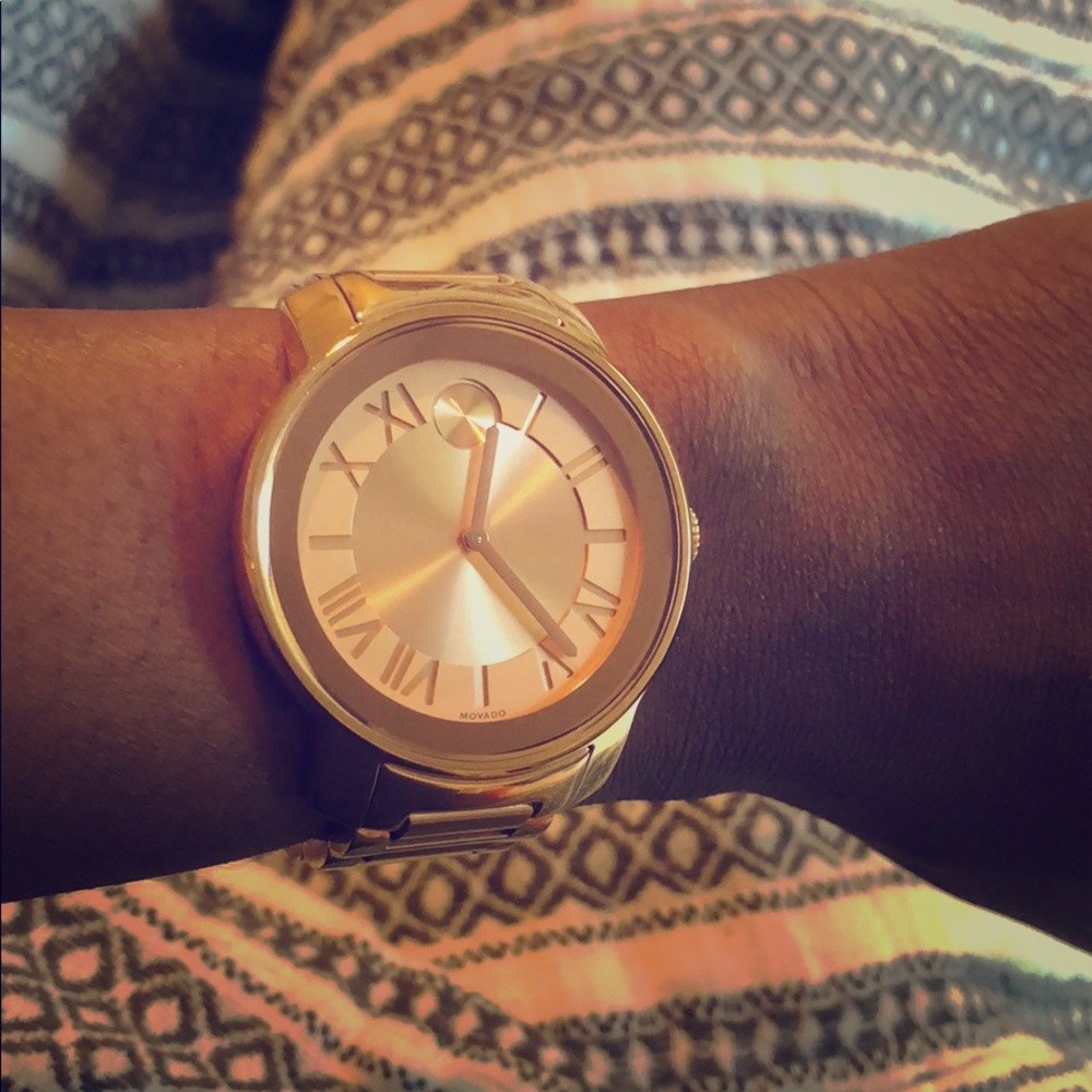 Movado Bold  Rose gold watch